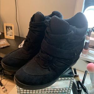 JustFab Wedge Sneakers